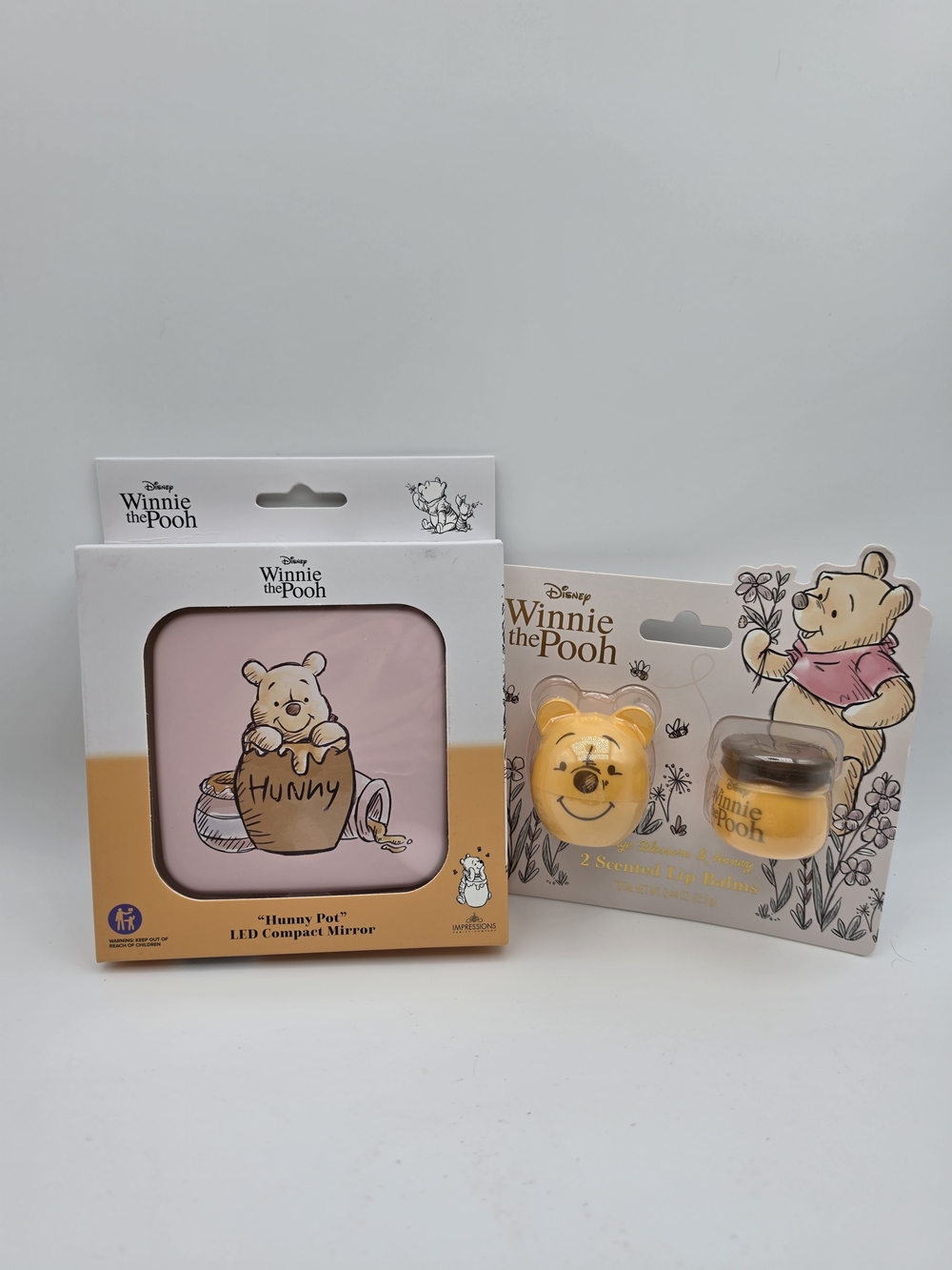 Winnie The Pooh Lip Gloss And Mirror Set